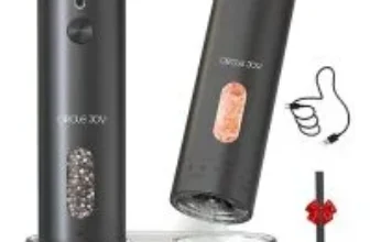 Circle Joy Rechargeable Electric Salt and Pepper Grinder Set for $11.99