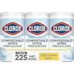 Clorox Free & Clear Cleaning Wipes, Light Lemon Scent, 75 Count – $13.99