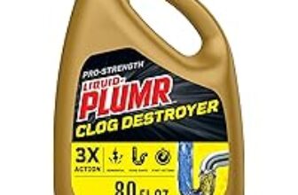 Clorox Liquid-Plumr Pro-Strength Clog Destroyer 80oz for $7.30