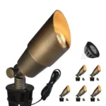 COLOER Brass Landscape Spotlights 6-Pack for $66.39