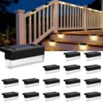 16-Pack COOZAMING Solar Deck Lights for $13 with Free Shipping