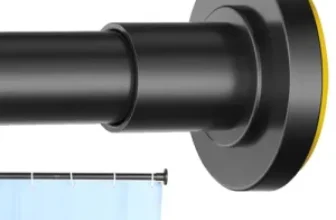 CorkLatta Adjustable 31″ – 80″ Spring Tension Shower Curtain Rod for $7.49