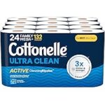 Cottonelle Ultra Clean Toilet Paper – 48 Family Mega Rolls for $33.28
