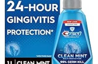 Crest Pro-Health Multi-Protection Mouthwash, Clean Mint, 1L for $3.74