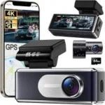 Csyibeielec 4K WiFi GPS Dash Cam with 1080p Rear Camera for $39.99