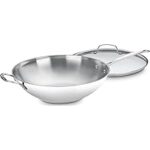 Cuisinart 14-Inch Stir-Fry Pan with Helper Handle and Glass Cover for $13.95