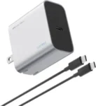 CUKTECH Gan III 65W Foldable Wall Charger with 6′ USB-C Cable for $9.99