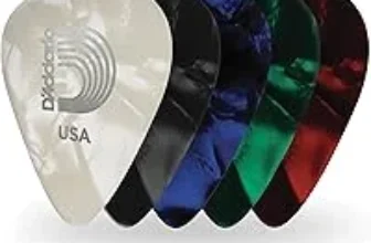 D’Addario Heavy Celluloid Guitar Picks 25-Pack for $4.99