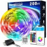 Daybetter Smart App Control LED RGB Strip Lights (2 Rolls of 100ft) for $17.99