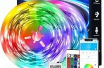 Daybetter Smart App Control LED RGB Strip Lights (2 Rolls of 100ft) for $17.99