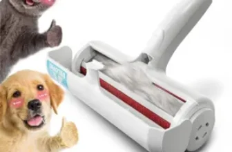 DELOMO Reusable Pet Hair Remover Roller with Large Fur Bin for $11