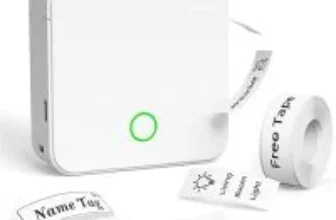 Detonger P0 Bluetooth Mini Label Maker with 180-Sheet Roll for $9.99