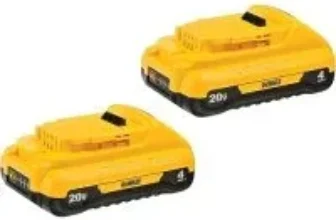 DEWALT 20V MAX 4 Ah Lithium Ion Battery 2-Pack for $99