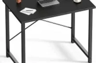 Dumos 32″ Small Computer Desk with X-Shaped Reinforcement for $19.96