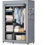 Dumos Portable Storage Closet 40.7″x17.7″x64.57″ for $25.98