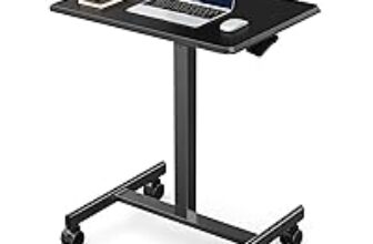 DUMOS Small Standing Desk – Adjustable Height 28.54” to 42.52” for $45.49