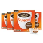 128-Count Dunkin’ Original Blend Medium Roast Coffee K-Cups for $30