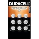 Duracell CR2032 3V Lithium Battery 9-Pack for $9.39