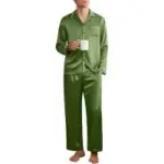 Ekouaer Men’s Silk Pajamas Set (2-Piece) Now $9.99