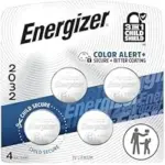4-Pack Energizer 2032 Lithium Coin Batteries for $3.36