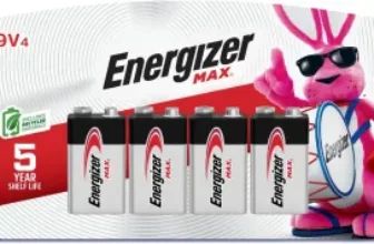 4-Pack Energizer MAX 9V Batteries for $6.57