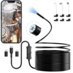 ENNOVOR 1920P HD Endoscope Borescope with 16.4ft Semi-Rigid Cable for $9.94