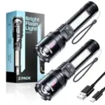 2-Pack Esgreen LED Rechargeable Flashlights for $12