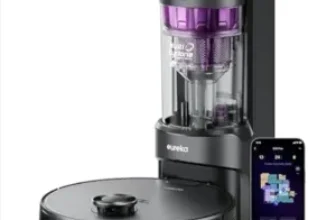 Eureka E20 Plus Robot Vacuum with Bagless Self Emptying Station for $200