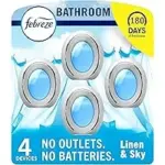 Febreze Bathroom Air Freshener 4-Pack, Linen & Sky Scent for $5.95