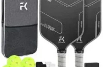 FeichangKeji T700 Carbon Fiber Pickleball Paddles Set of 2 for $90.29