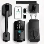 Firstriver WiFi Smart Front Door Lock with Handle for $69.99