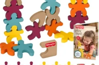 Fisher-Price 16-Piece Wood Montessori Toy Stacking Shapes for $4.96