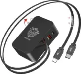 FlexTurtle 4-in-1 Retractable Wall Charger with Dual Cables for $13