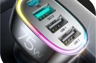 FLYLEAD 75W 4-Port USB-C Car Charger for $7.99