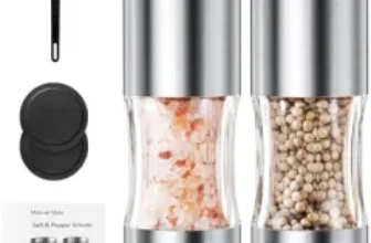 FORLIM Salt & Pepper Manual Grinder Set with Ceramic Core for $4.99
