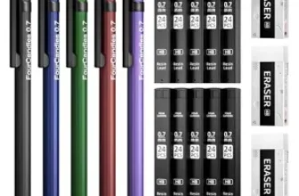 19-Count Four Candies 0.7mm Metal Mechanical Pencils Set for $7.19