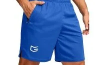 G Gradual Men’s Athletic Running Shorts with Zipper Pockets for $12.91