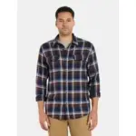 George Men’s Double Pocket Flannel Shirt for $3.24