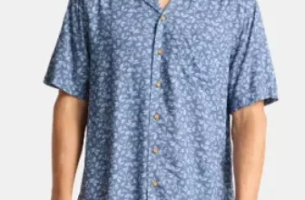 George Men’s Viscose Camp Shirt Now Only $6.24
