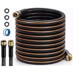 Gochifix 25-ft Heavy Duty Rubber Water Hose for $17.99