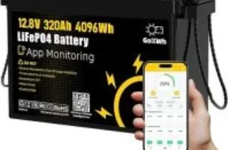 GoKwh 12V 320ah LiFePO4 Bluetooth Battery $349.3