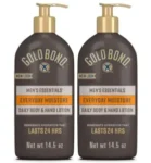 2-Pack Gold Bond Ultimate Men’s Essentials Hydrating Lotion for $11