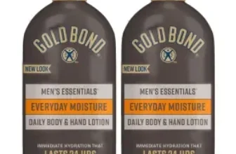 2-Pack Gold Bond Ultimate Men’s Essentials Hydrating Lotion for $11