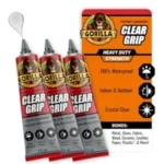 3-Pack Gorilla Clear Grip Waterproof Contact Adhesive for $8.97