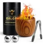 GrlGrl Charred Wooden Whiskey Glasses for $7.49