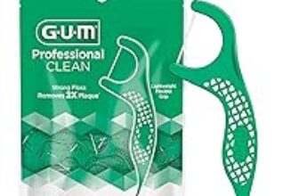 GUM Professional Clean Floss Picks, Fresh Mint (150-Count) – $3.59 at Amazon