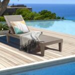 Gymax Outdoor Chaise Lounge Chair with Adjustable Backrest for $63.99