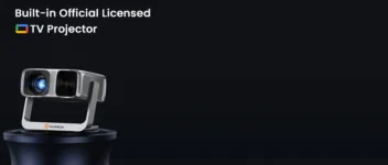 HAPPRUN 2000 ANSI Smart Outdoor Projector with 4K Decoding for $379.95