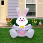 42-Inch Happy Easter Bunny Airblown Yard Inflatable for $17.97