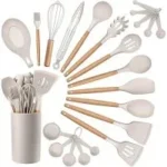 HaWare 23-Piece Silicone Kitchen Utensils Set for $10.49